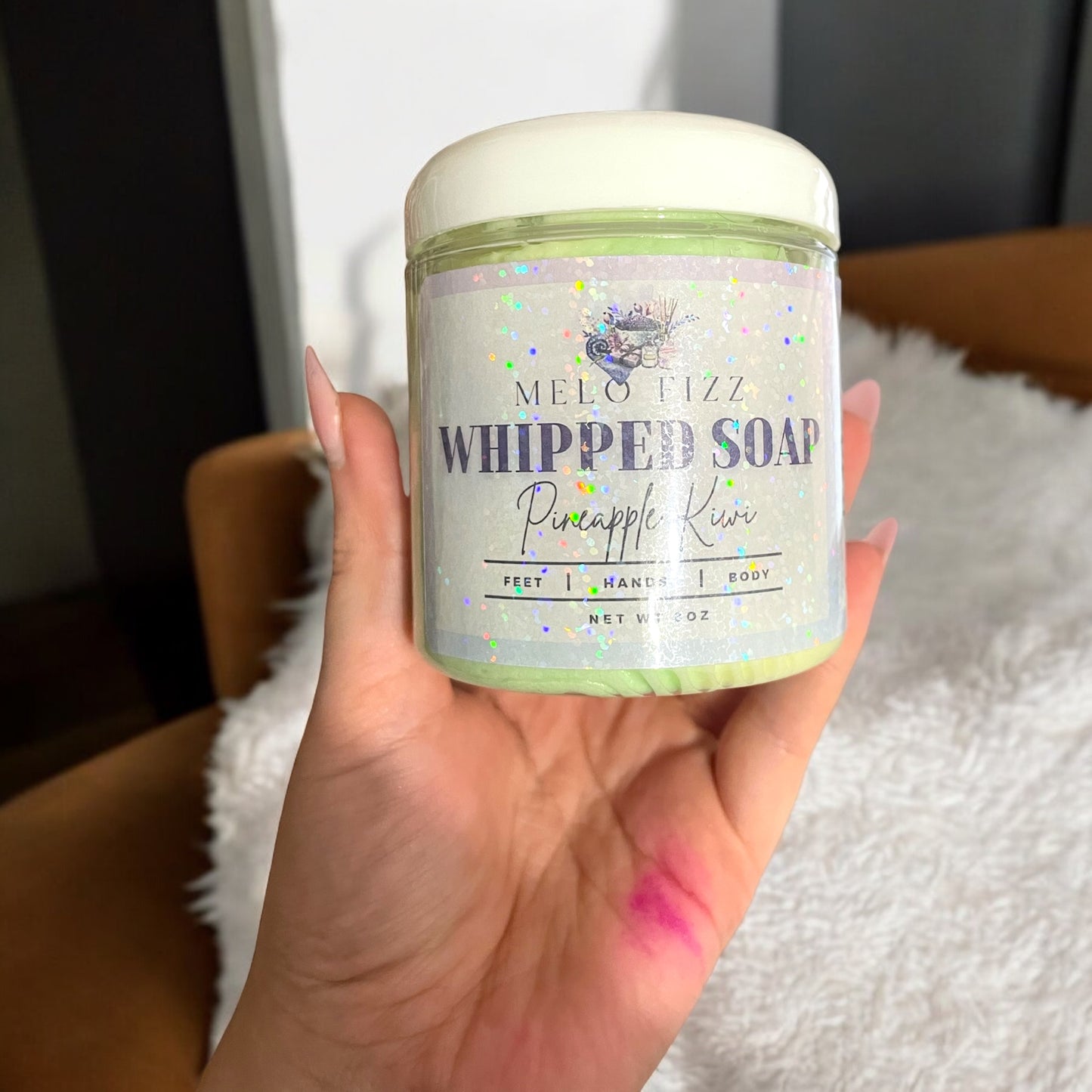 Pineapple Kiwi Whipped/Shaving Soap