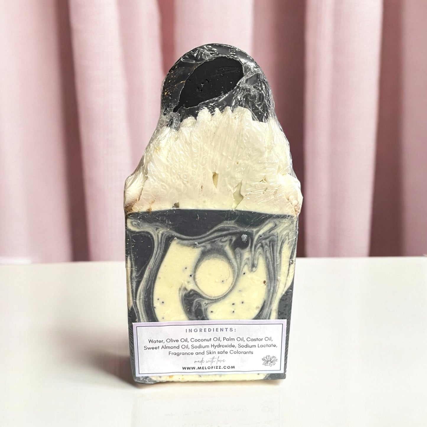 Cookies and cream cold process soap