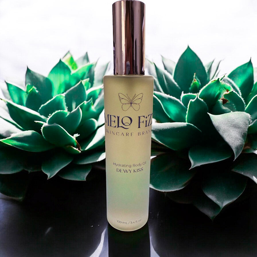 ✨ Midnight Mystique Body Oil | Dewy Kiss Collection